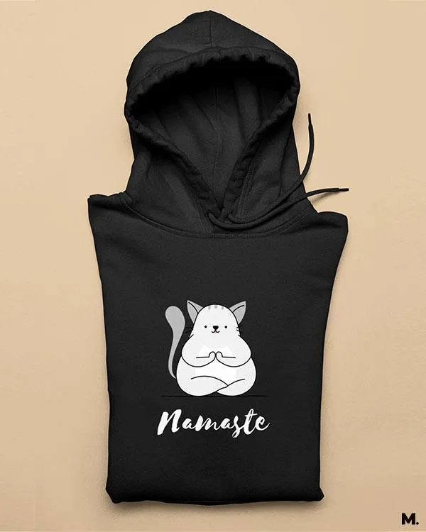 Namaste! printed hoodies