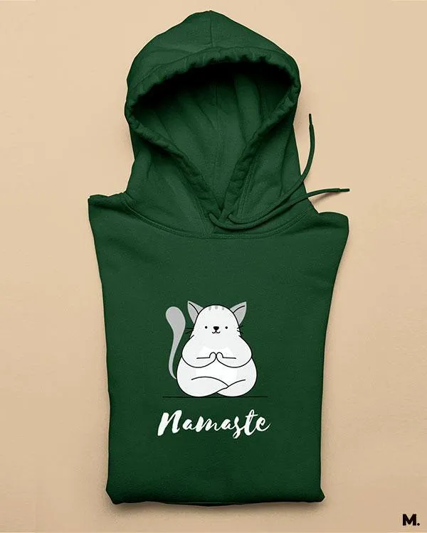 Namaste! printed hoodies
