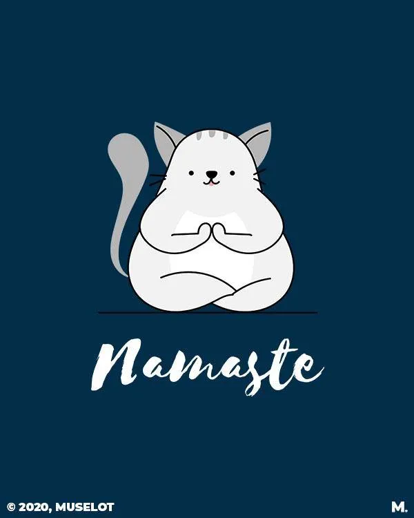 Namaste! printed hoodies
