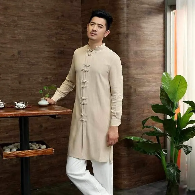 Neo Classic Cheongsam Long Shirt