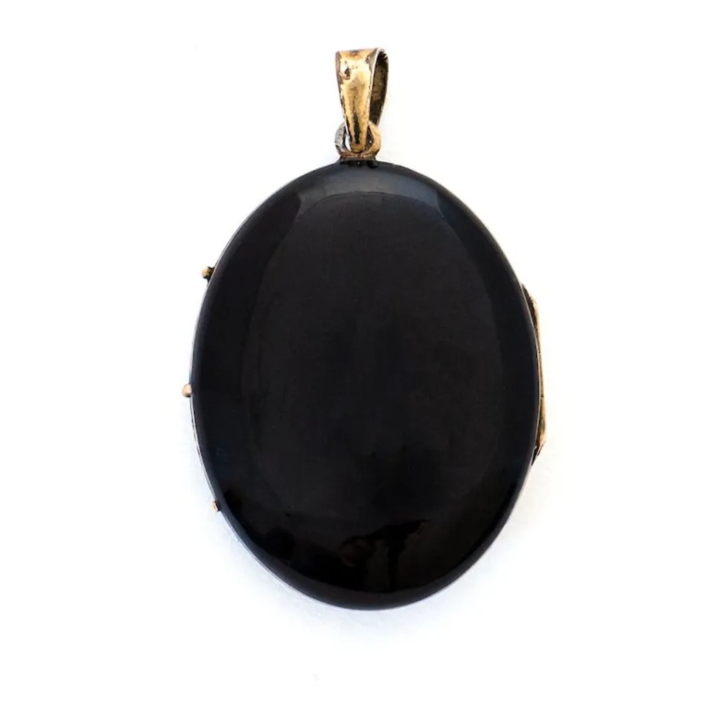 North Star Enamel Locket