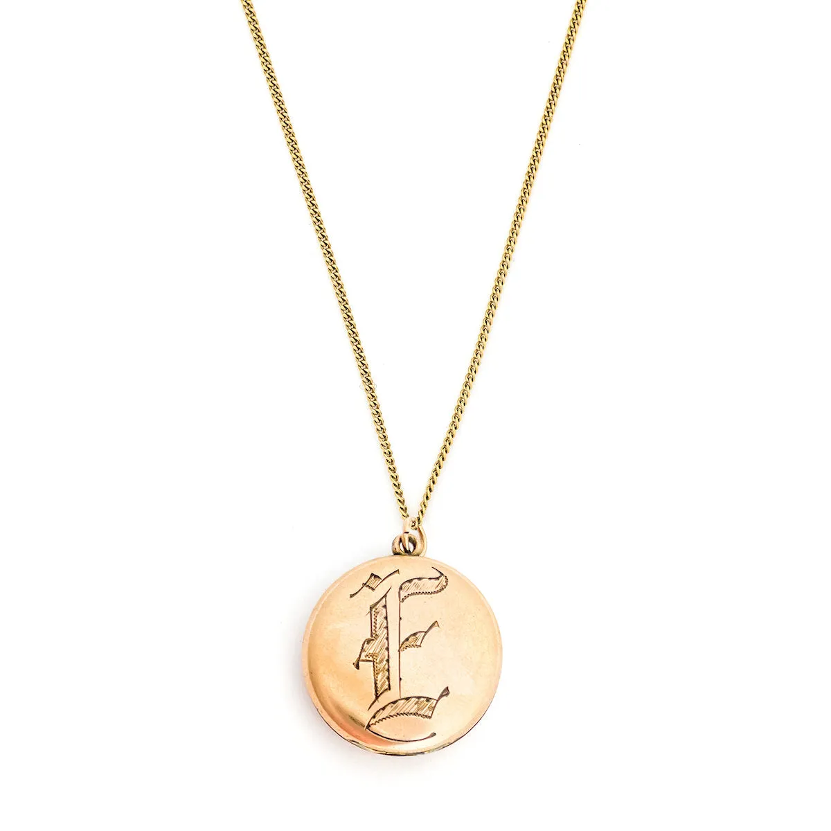 Old English "E" Antique Locket