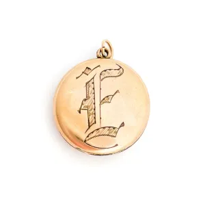 Old English "E" Antique Locket