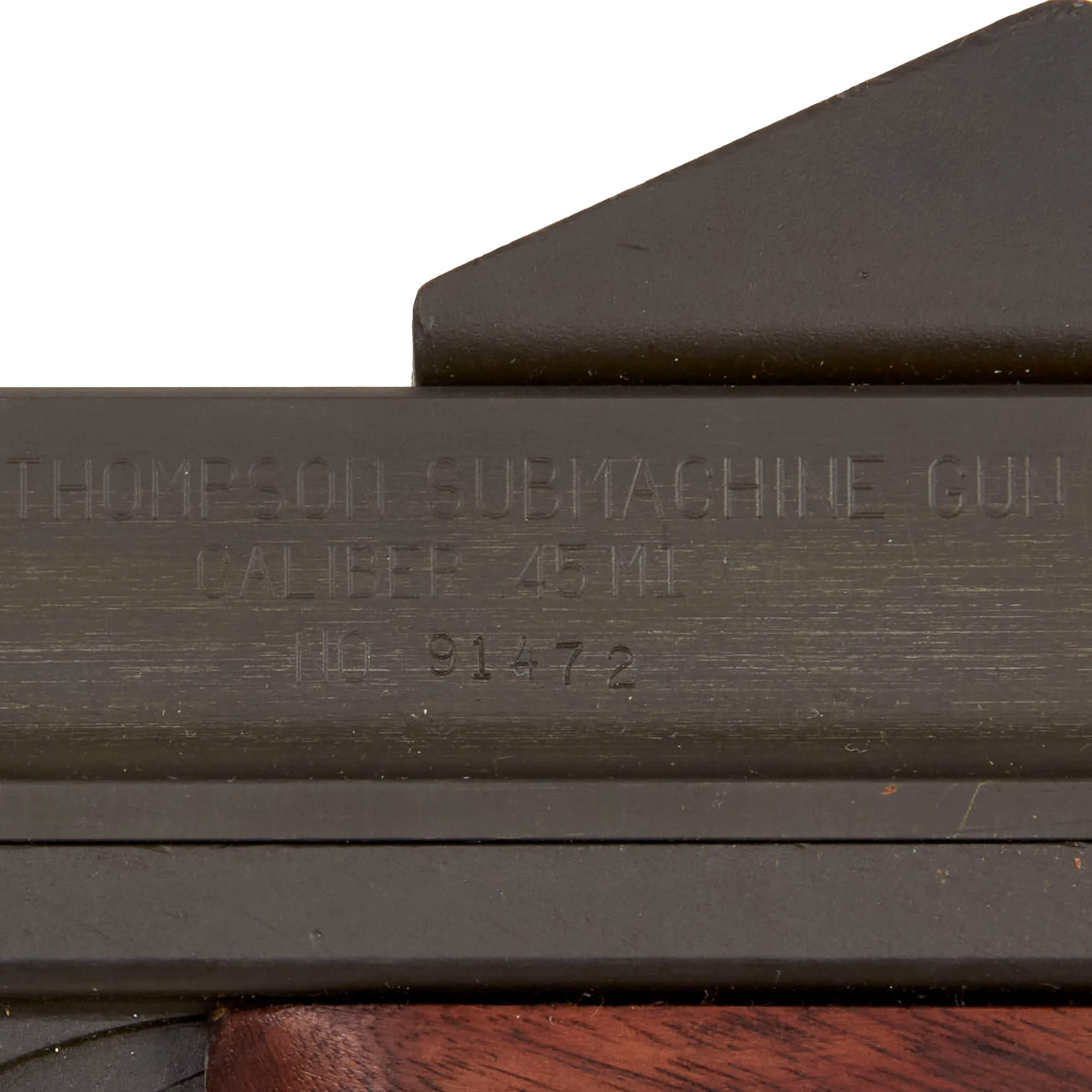 Original U.S. WWII Thompson M1 Display SMG with Philadelphia Ordnance Steel Receiver, Drop Bag, Magazine, NOBUCKL Sling & More!