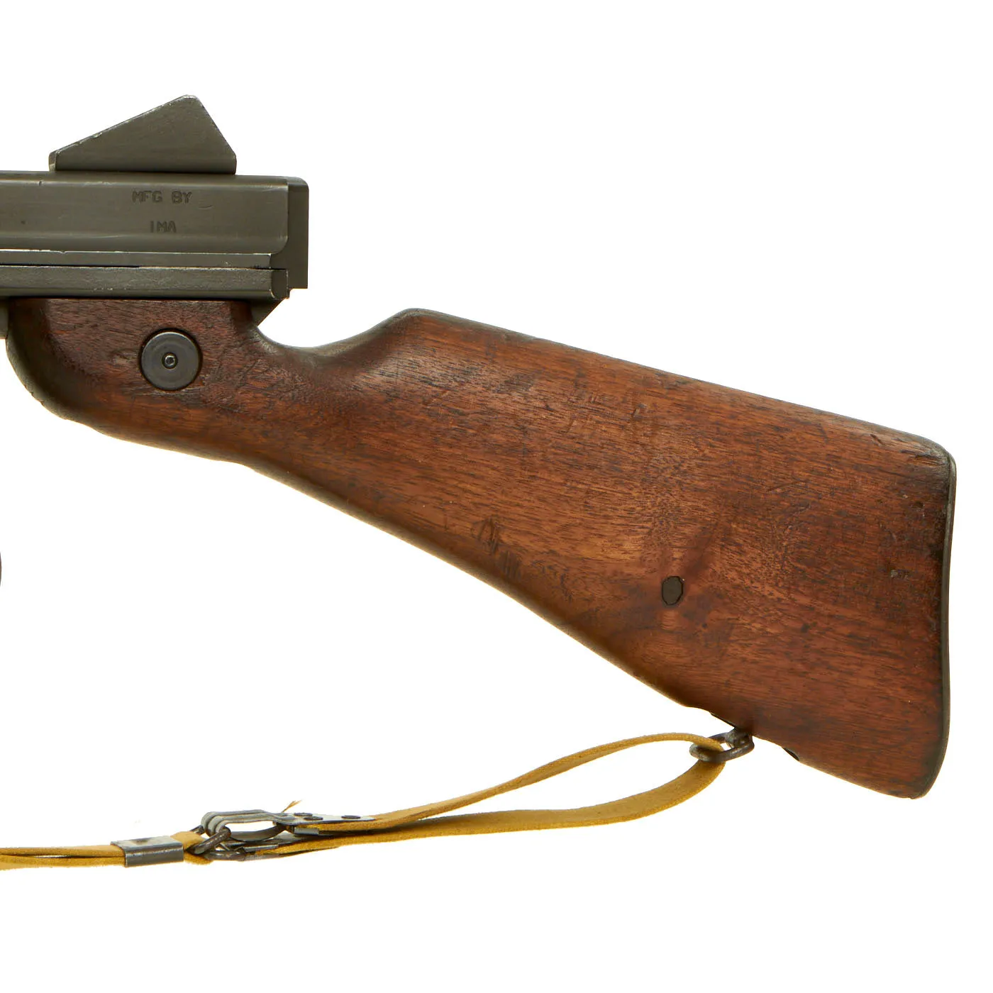 Original U.S. WWII Thompson M1A1 Display Submachine Gun with Aluminum Receiver & Magazine - Serial 140033