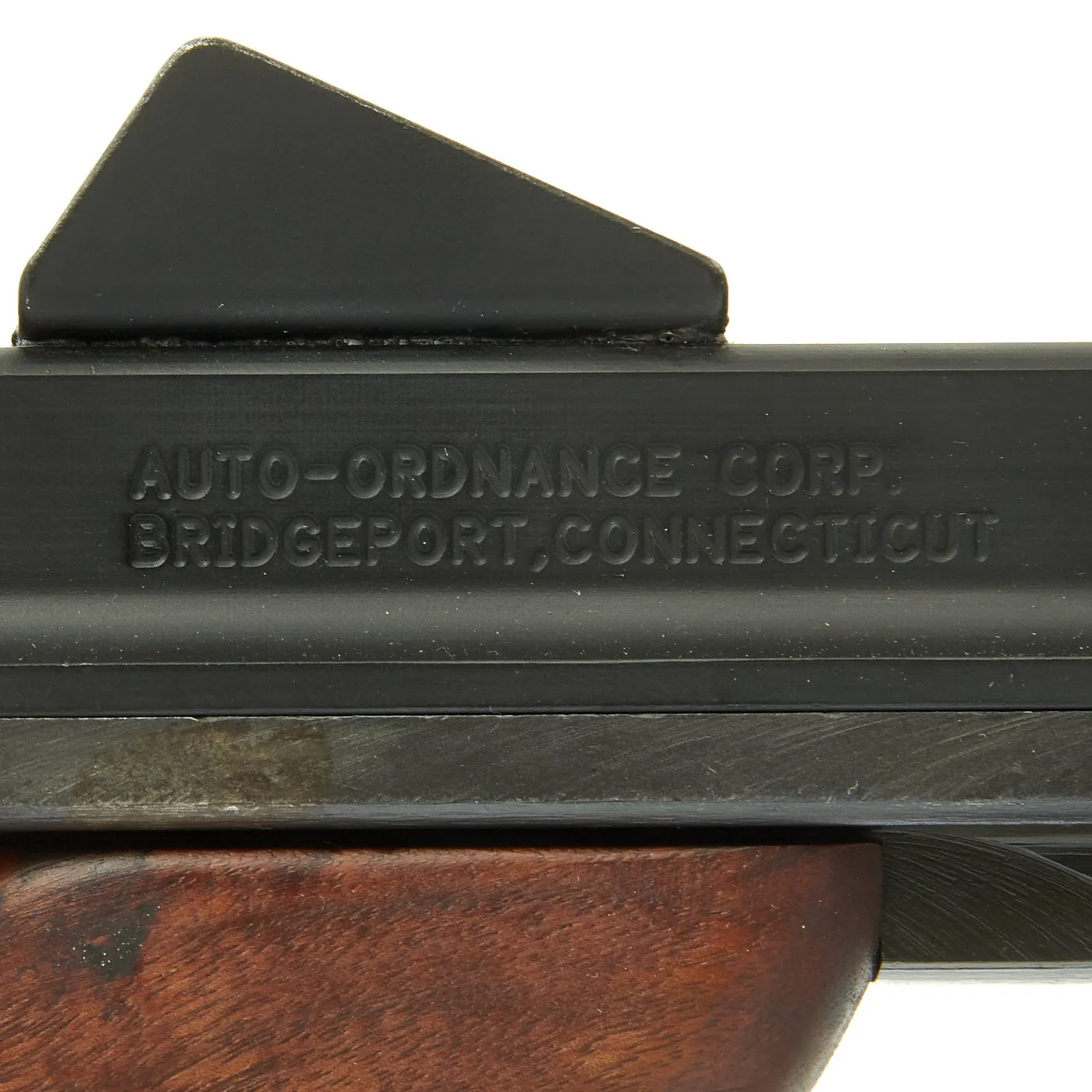 Original U.S. WWII Thompson M1A1 Display Submachine Gun with Sling - Serial 104447