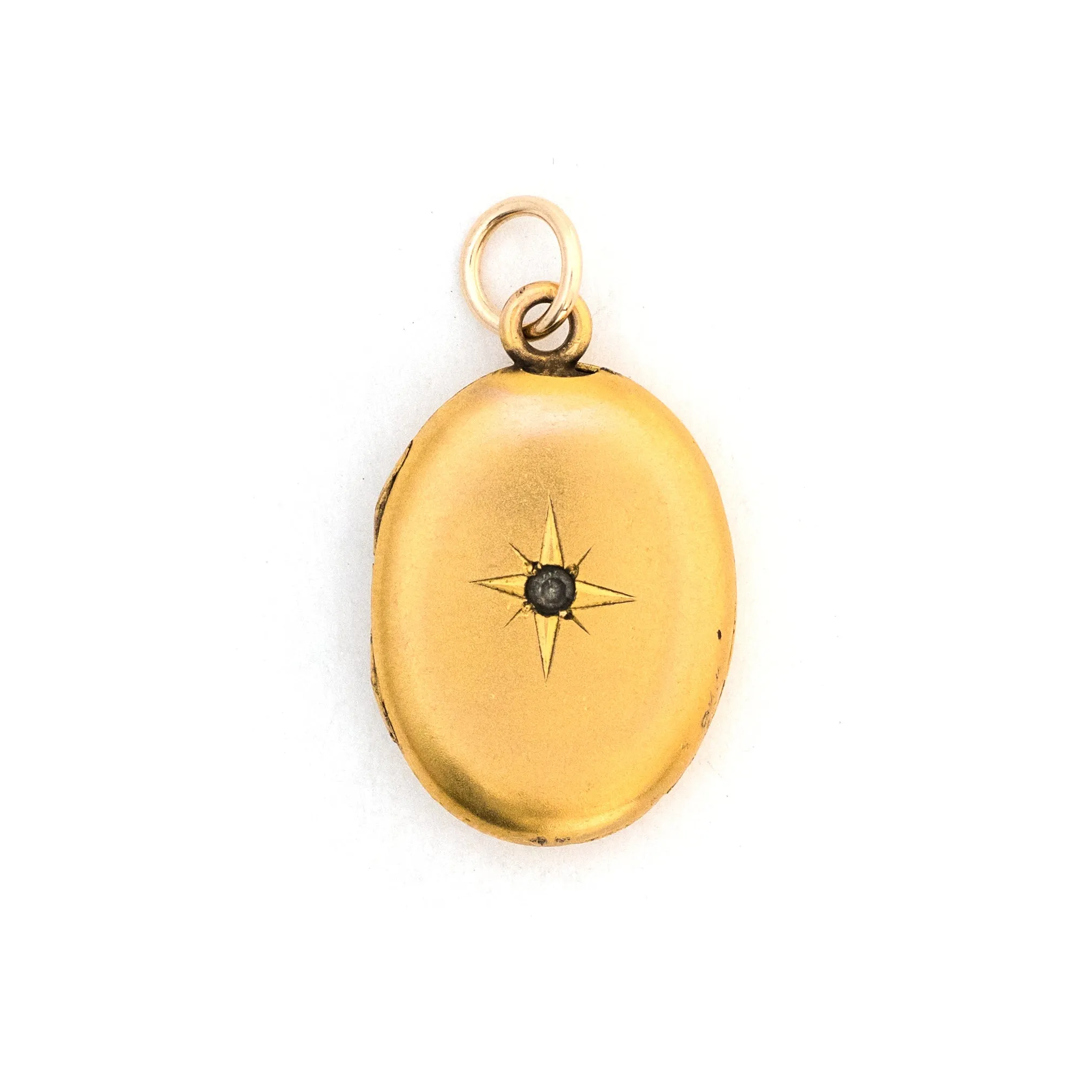 Oval Starburst Locket