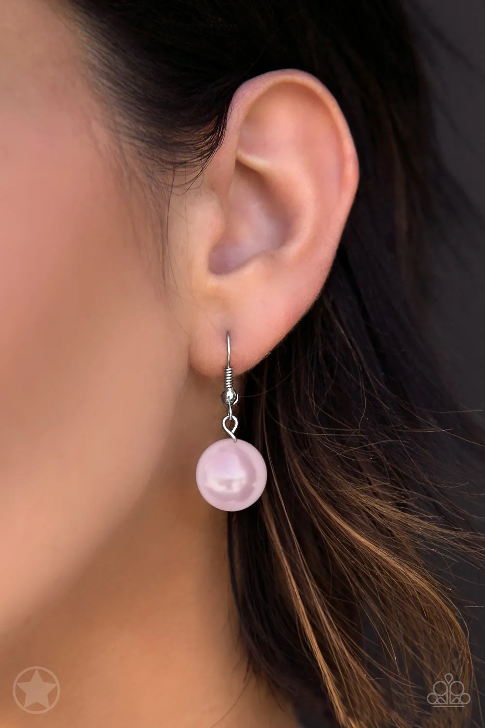 Paparazzi - All the Trimmings  -Pink Pearl Necklace