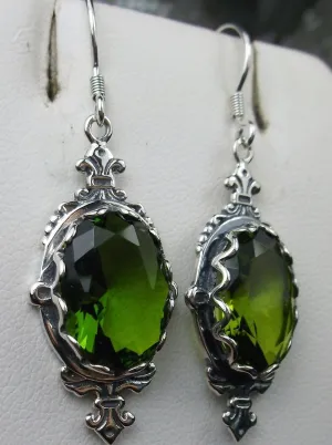 Peridot Earrings, Stylish Victorian Jewelry #E18