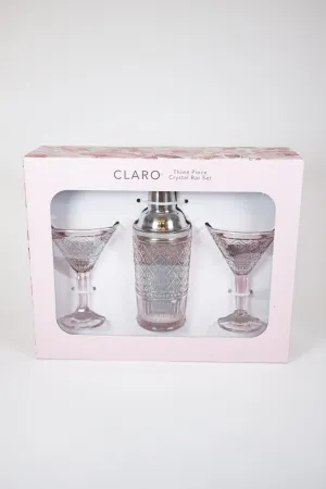 Pink Cocktail Shaker & Martini Set