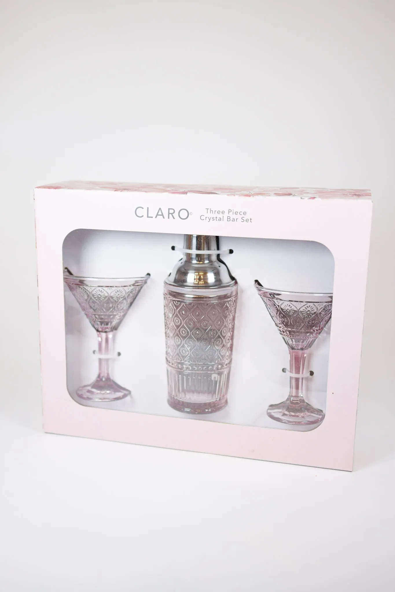 Pink Cocktail Shaker & Martini Set