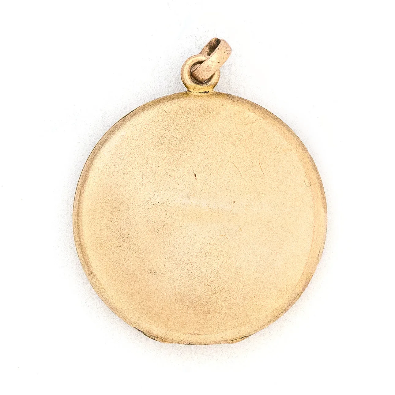 Pink Floral Cross Antique Locket
