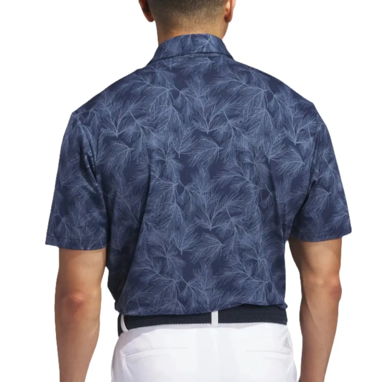 Polo de golf con estampado de malla de adidas