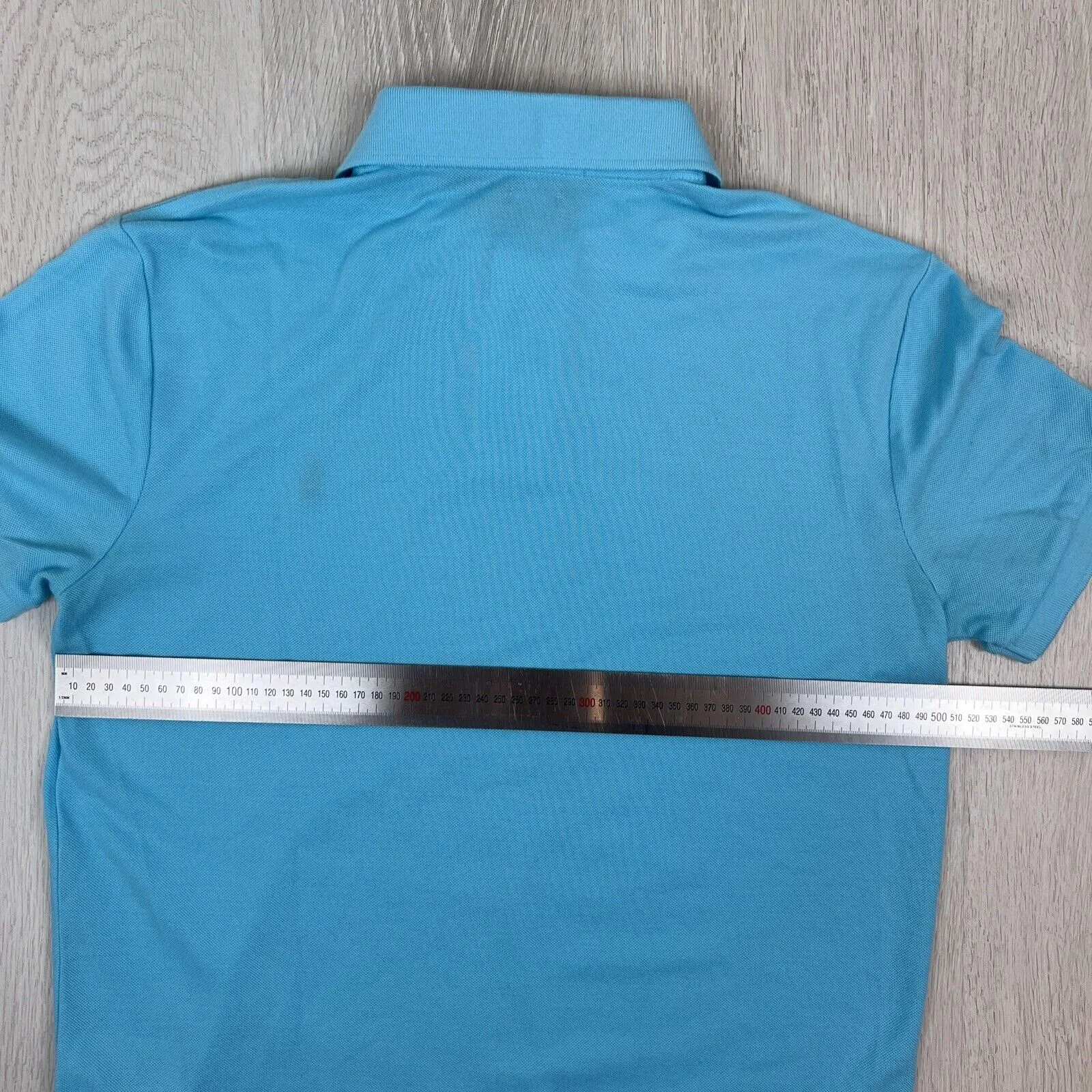 Polo Ralph Lauren Mens The Earth Polo Custom Slim Fit Blue Shirt Size Medium