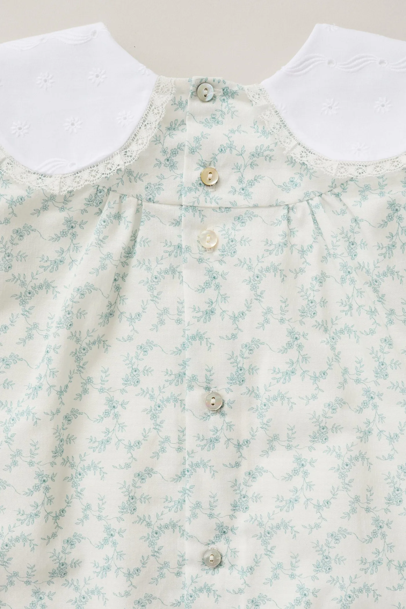 Popcorn Dress Monet Flowers