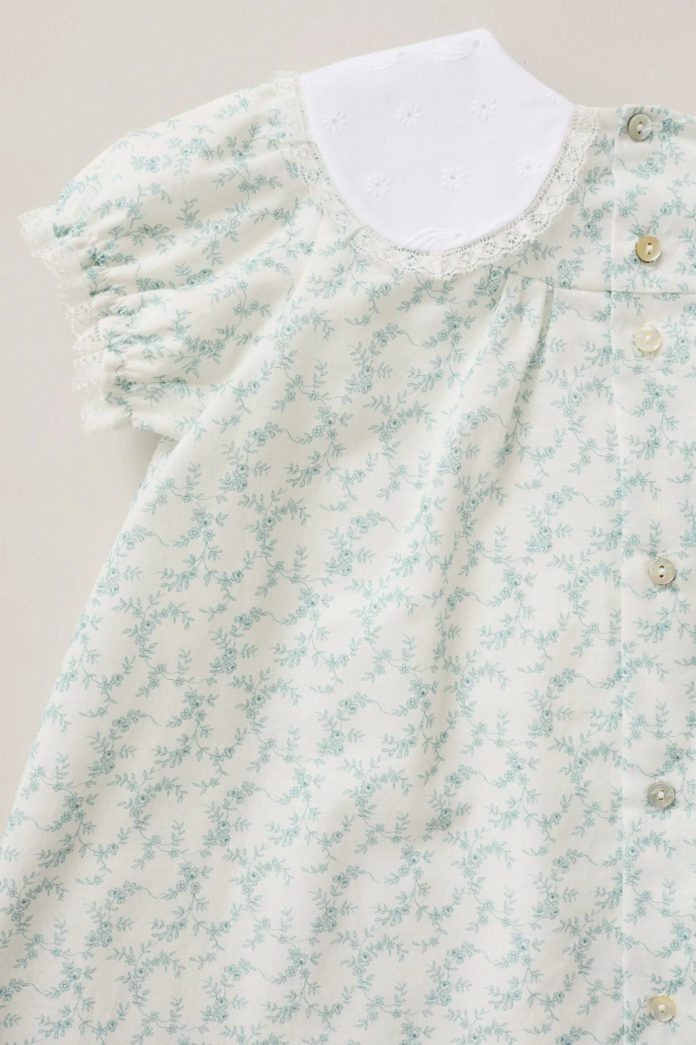 Popcorn Dress Monet Flowers