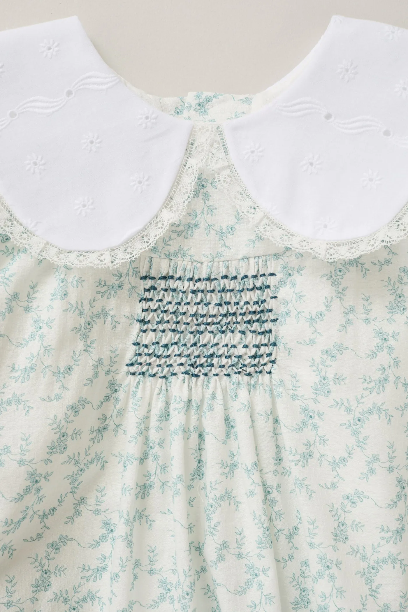 Popcorn Dress Monet Flowers