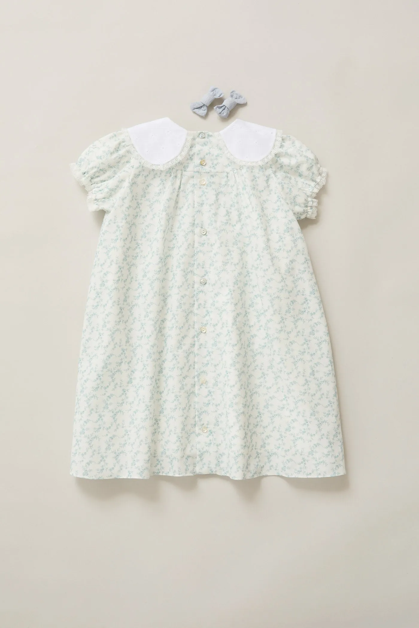 Popcorn Dress Monet Flowers