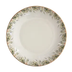 Porcelain Pasta Plates Victorian Cream 25cm