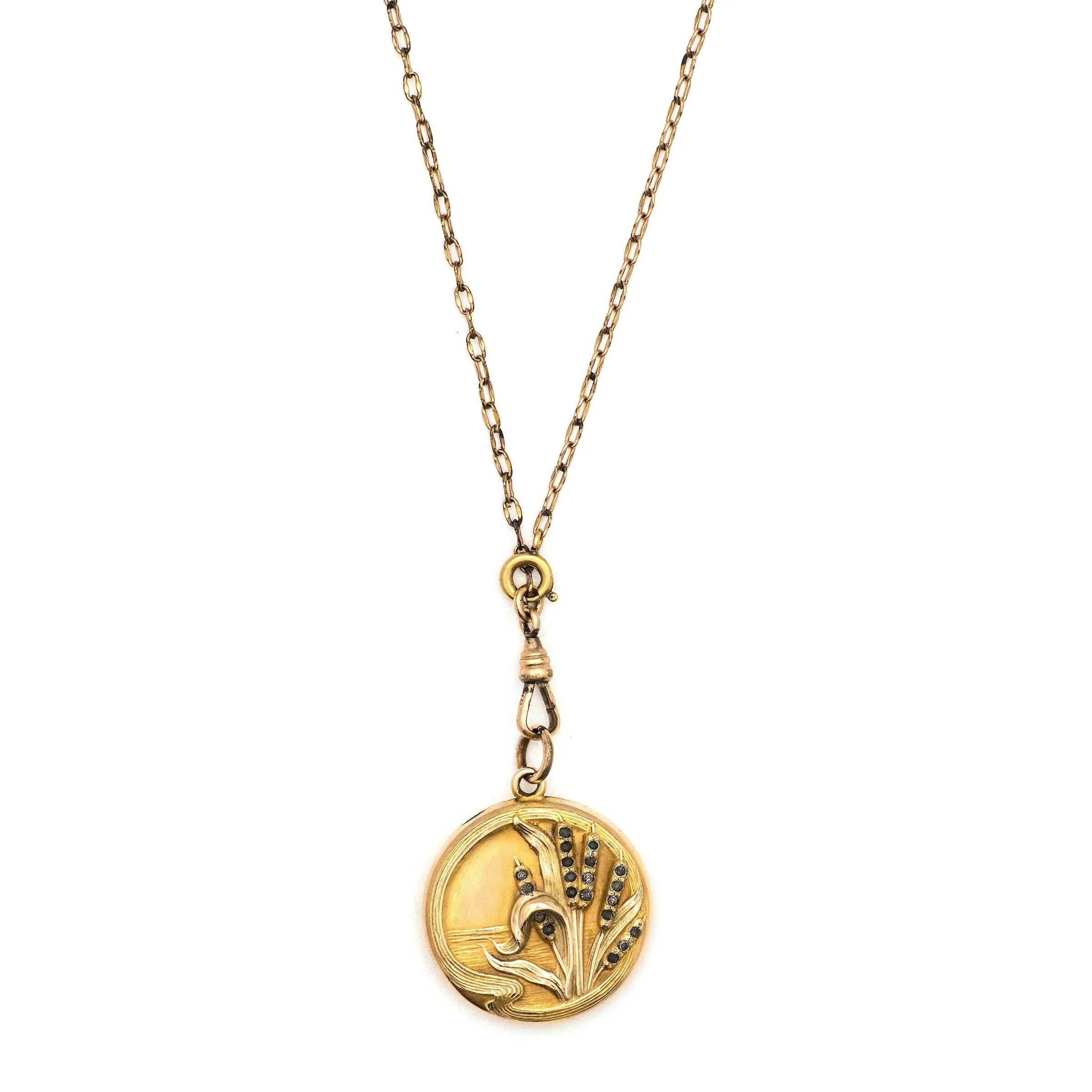 Prosperity Cattail Locket