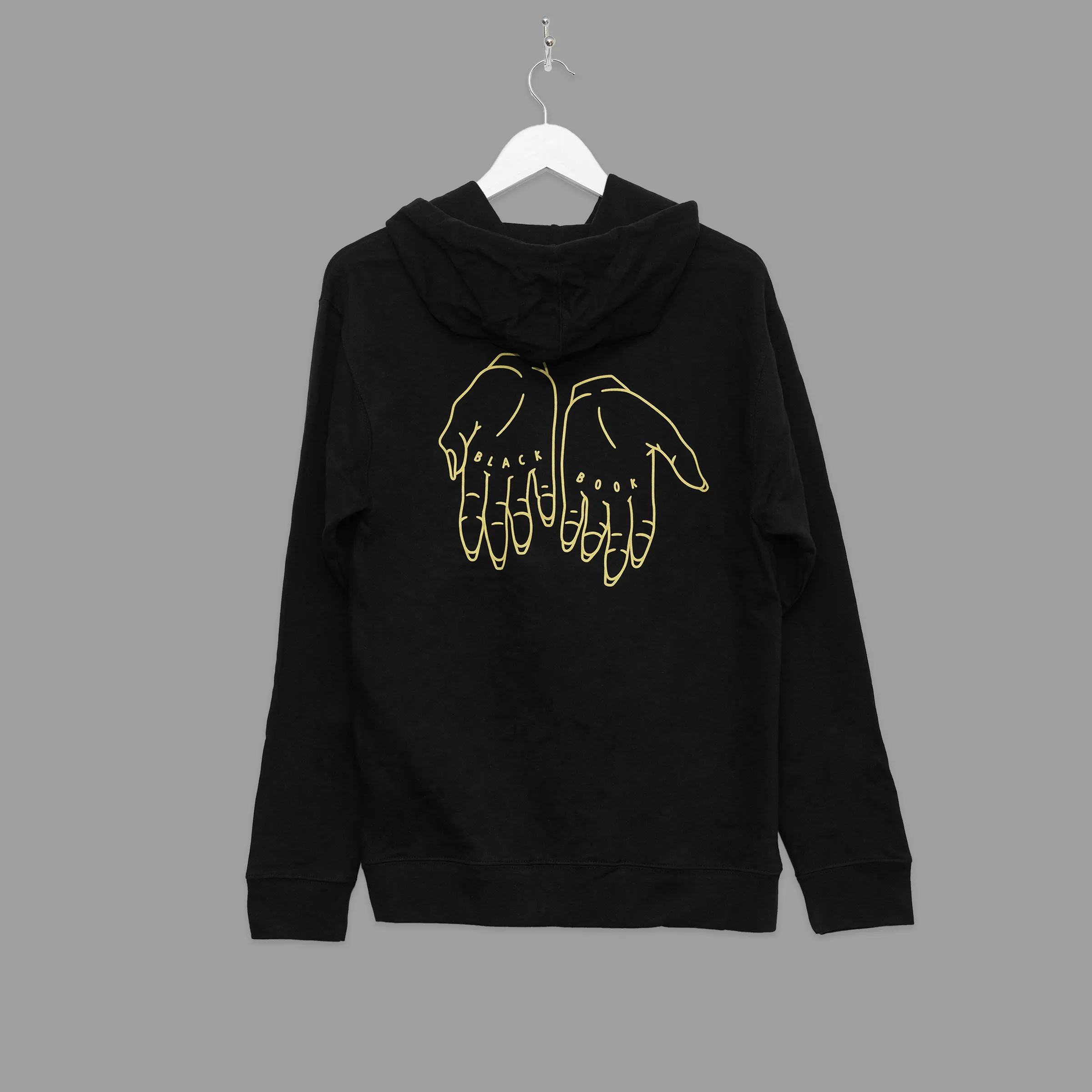 "TRADITIONAL FIT" HANDS HOODIE- GOLD/ BLACK