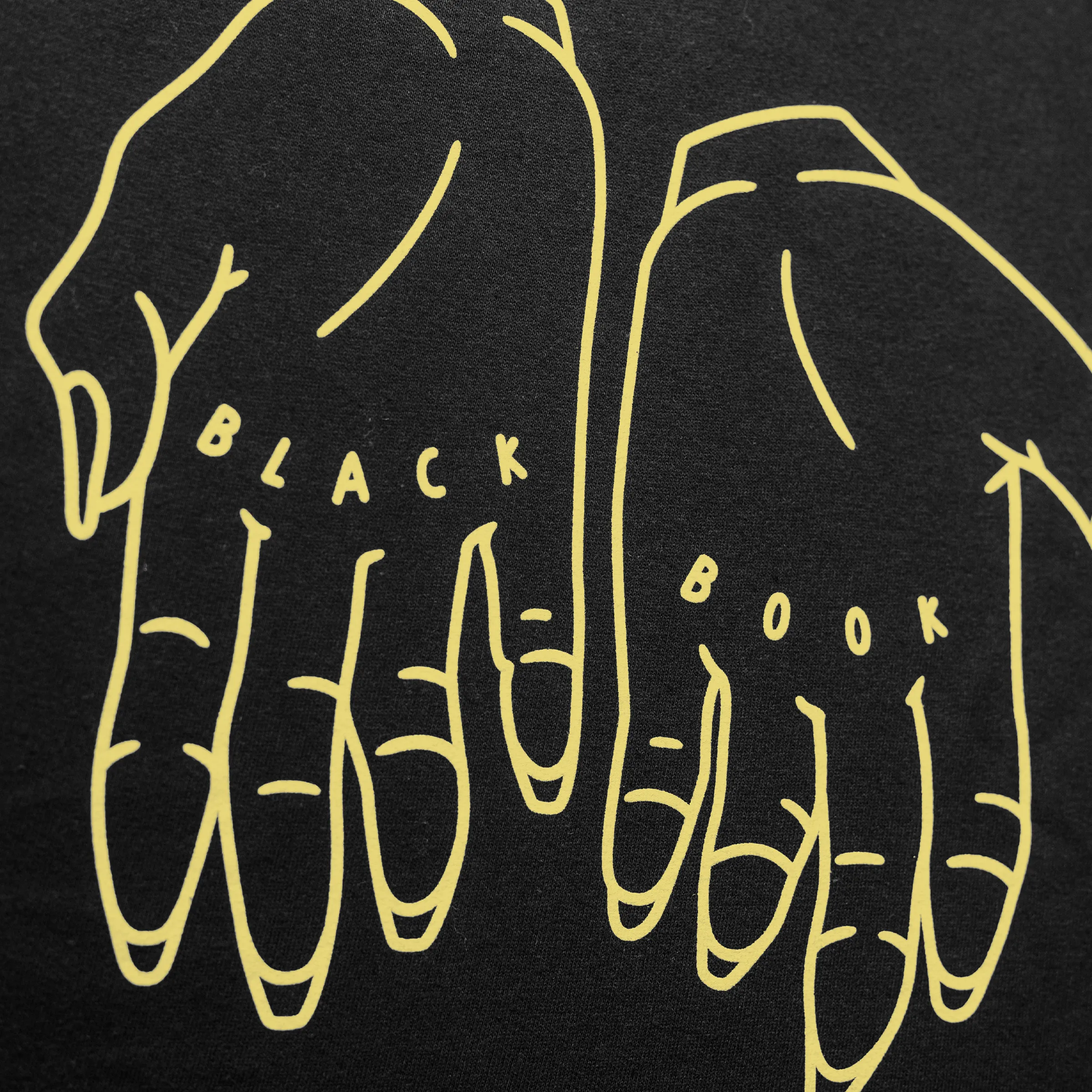 "TRADITIONAL FIT" HANDS HOODIE- GOLD/ BLACK
