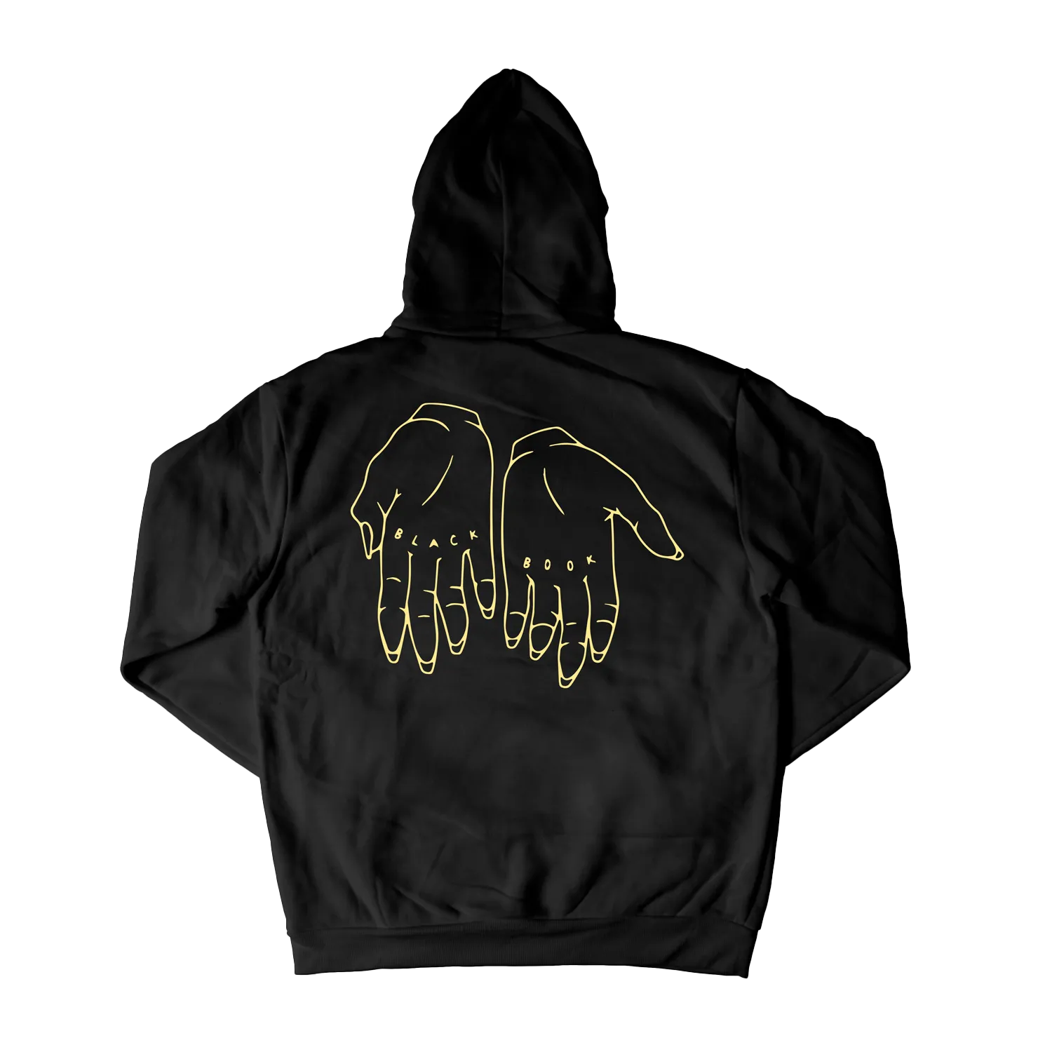 "TRADITIONAL FIT" HANDS HOODIE- GOLD/ BLACK