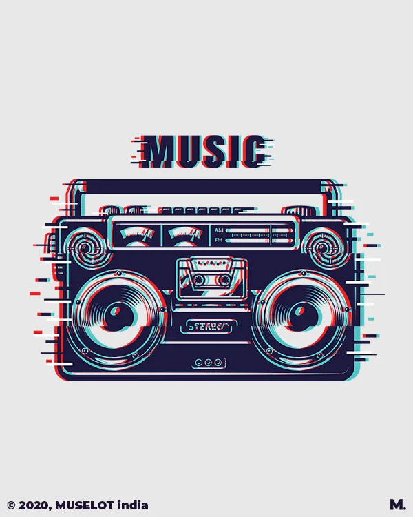 Retro music printed hoodies