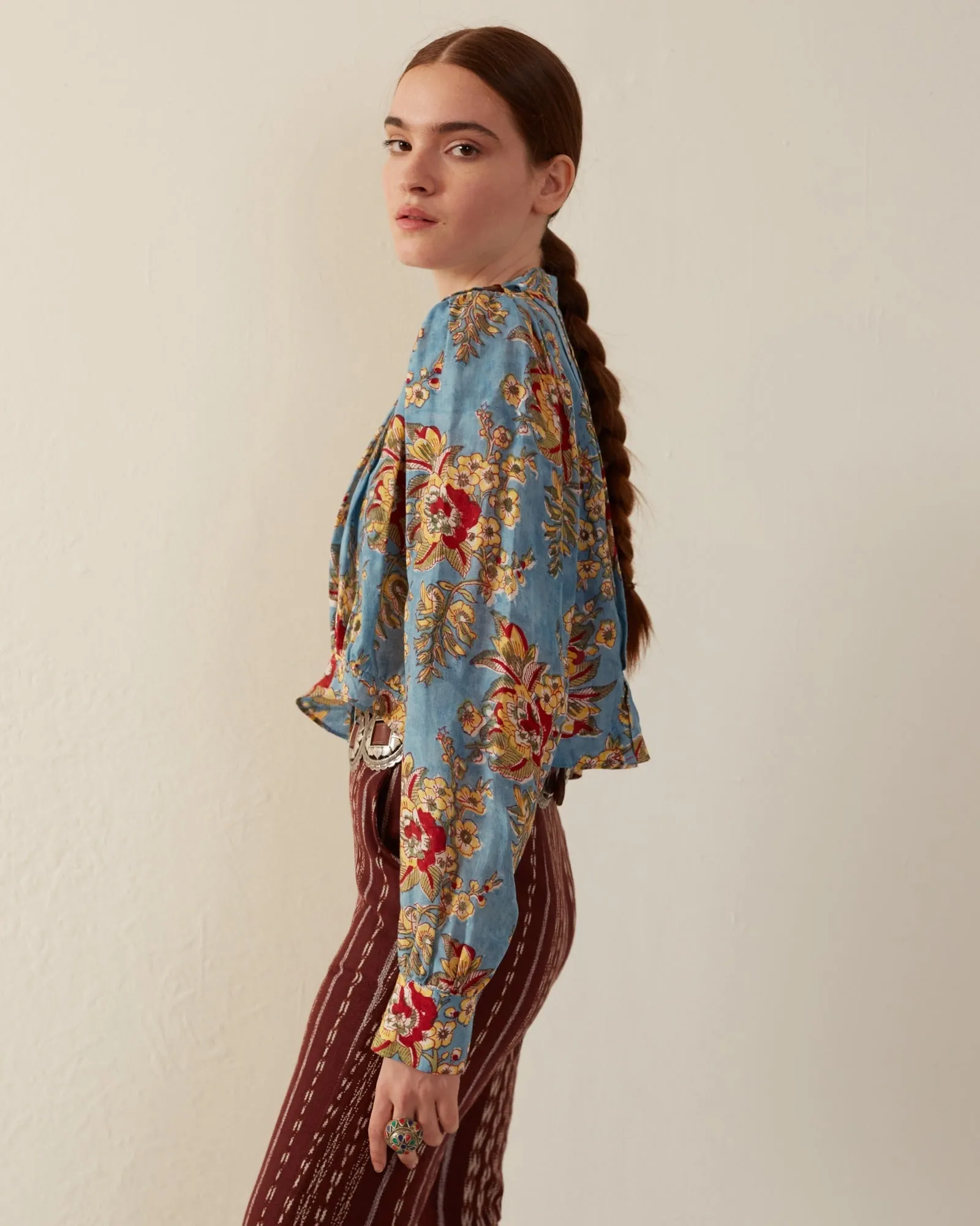 Rhiannon Azure Blouse