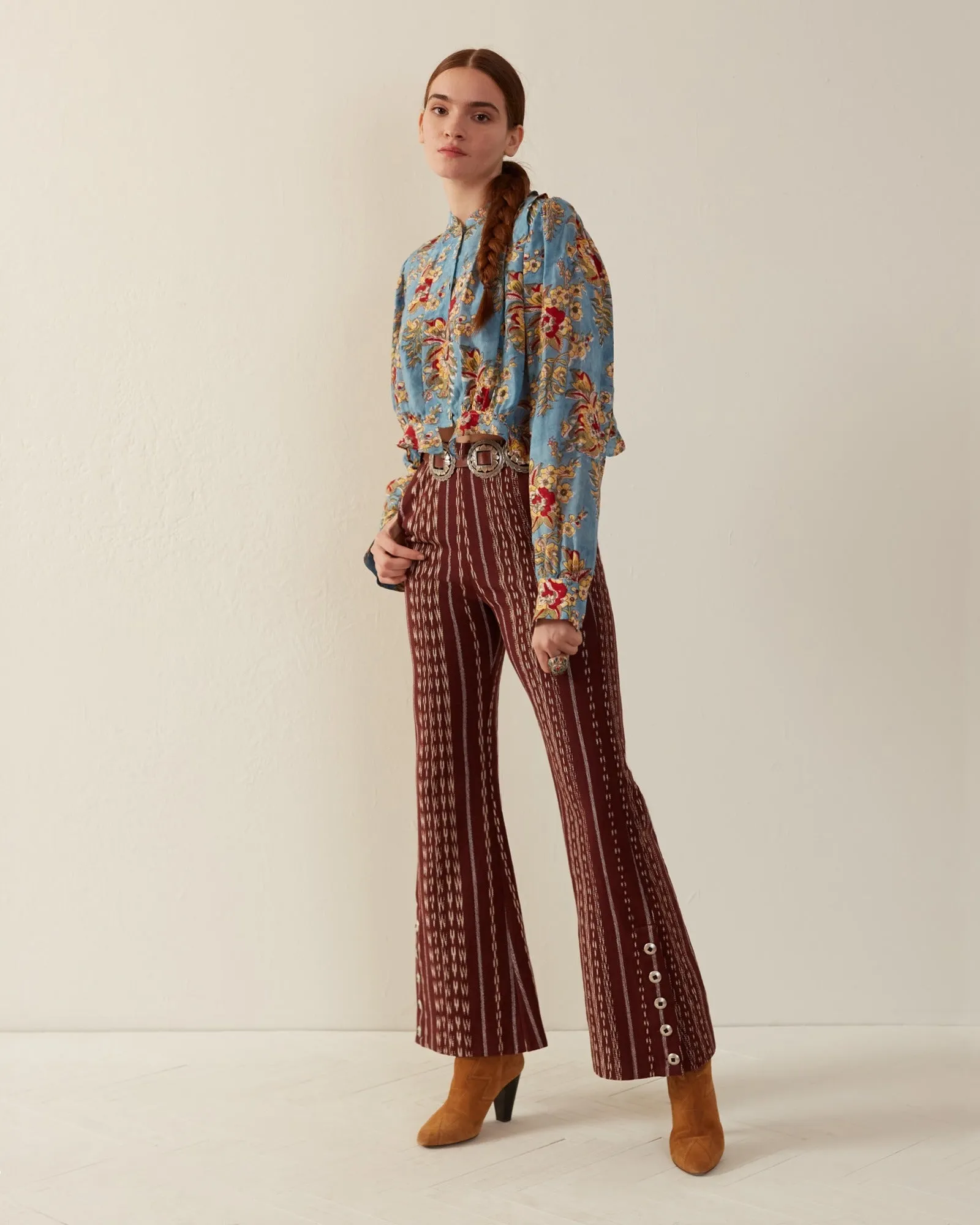 Rhiannon Azure Blouse