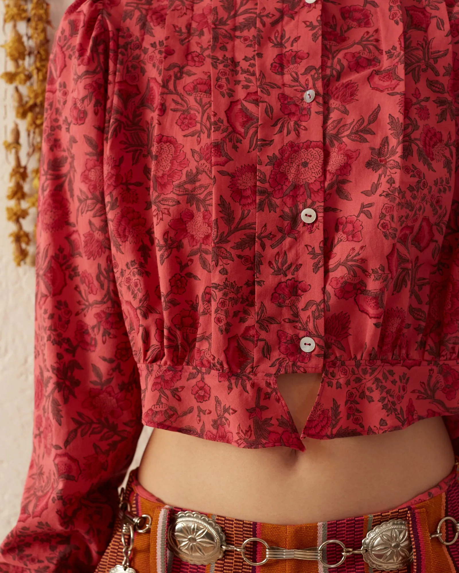 Rhiannon Raspberry Blouse