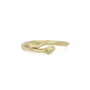 River Snake Ring | Gold