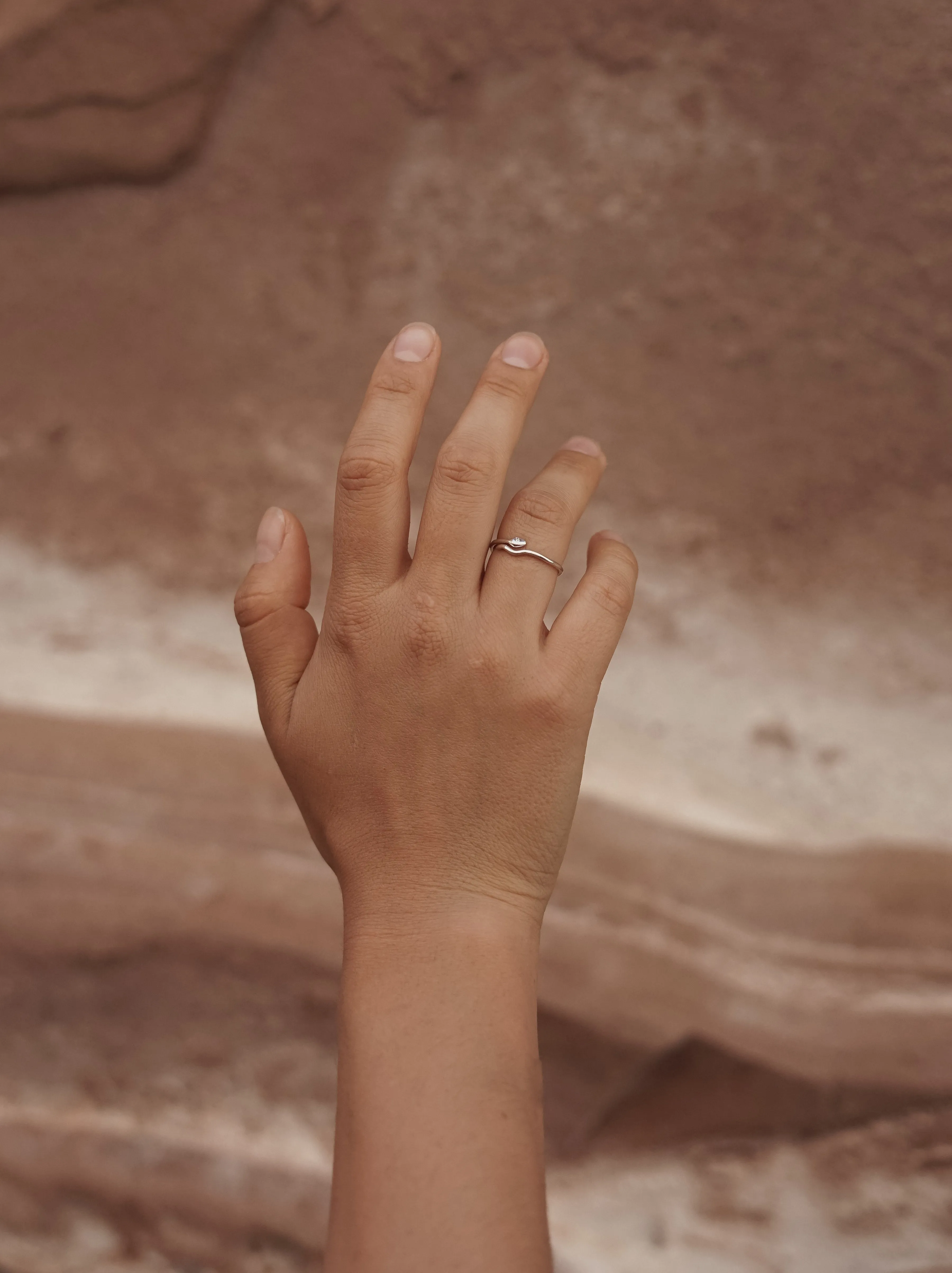 River Snake Ring | Gold