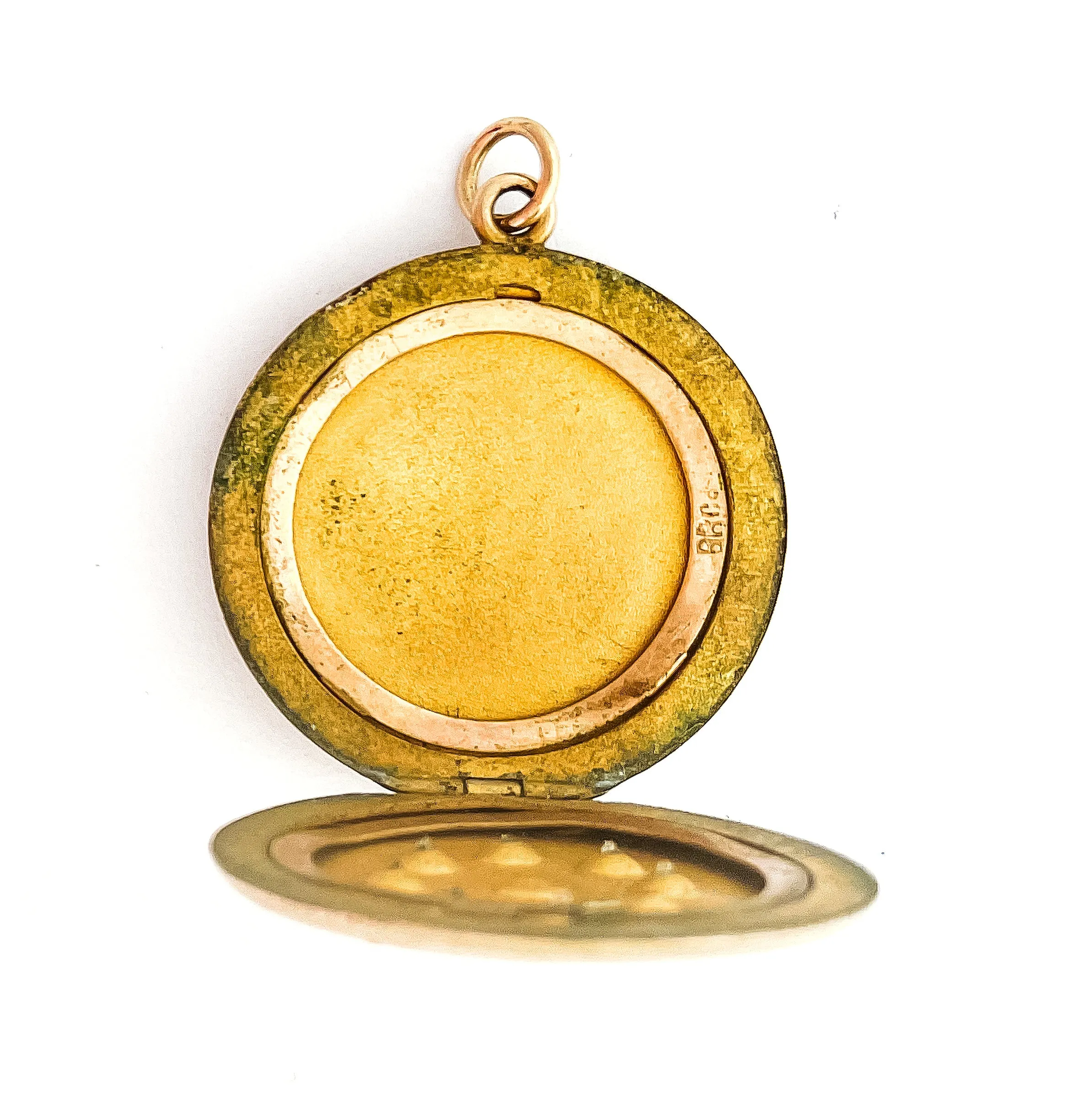 Scarlet Snowflake Antique Locket