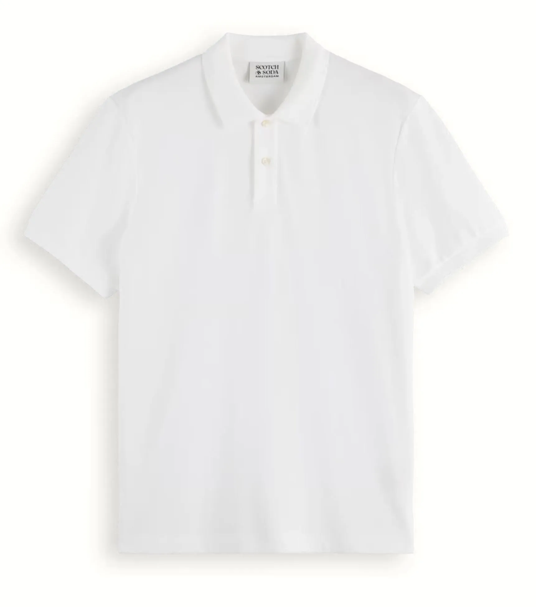 Scotch & Soda Short-Sleeved Pique Polo