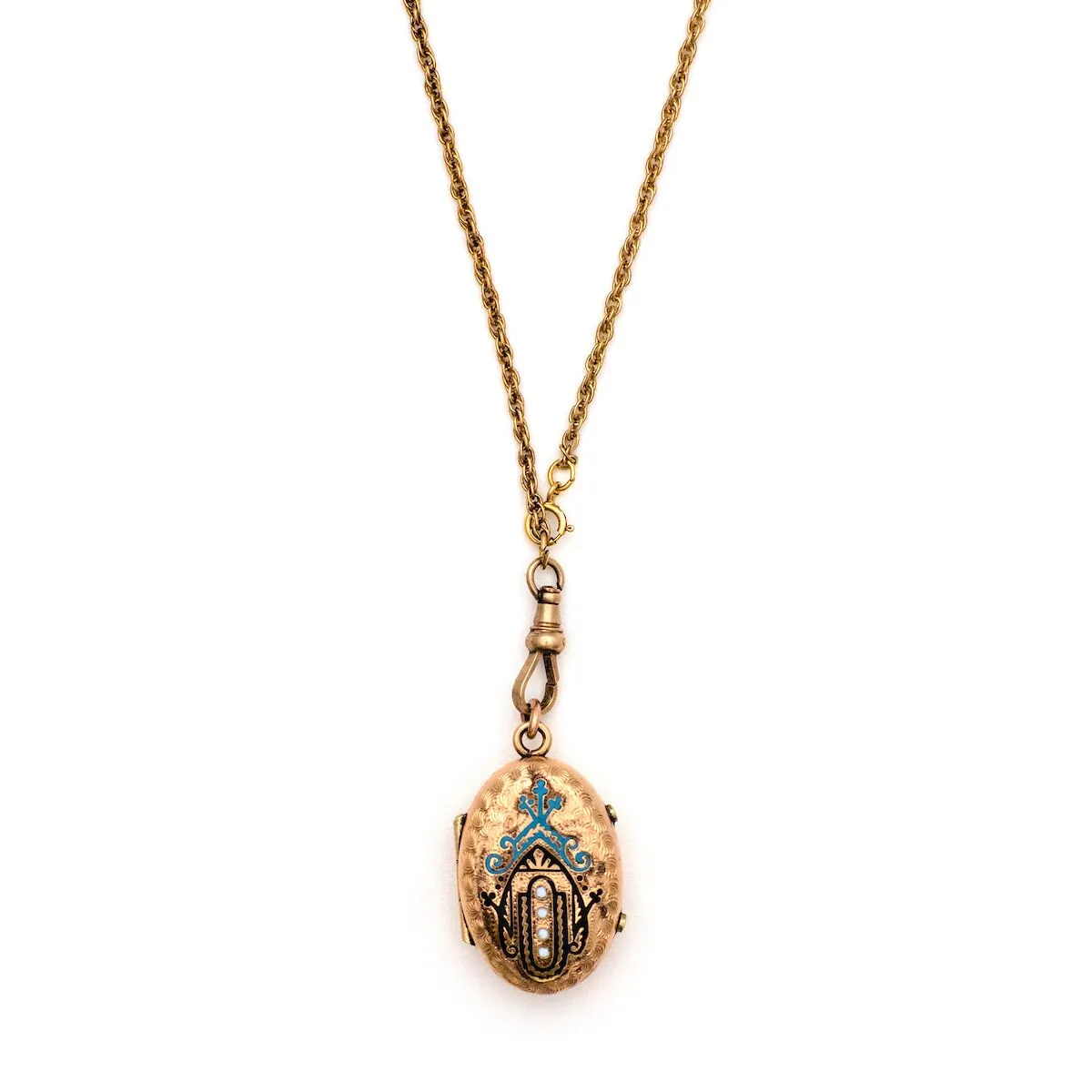 Seafarer's Enamel Locket