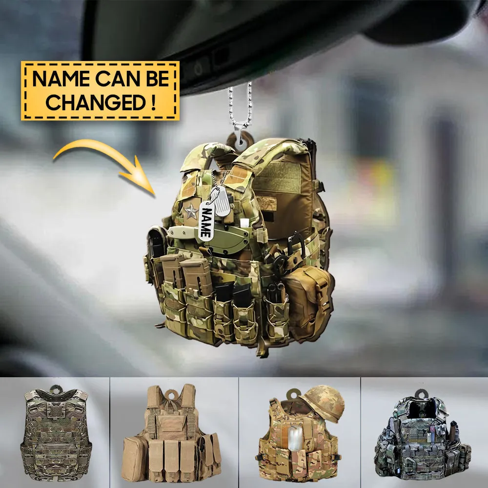 Soldier Tactical Vests Shaped Ornament