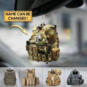 Soldier Tactical Vests Shaped Ornament