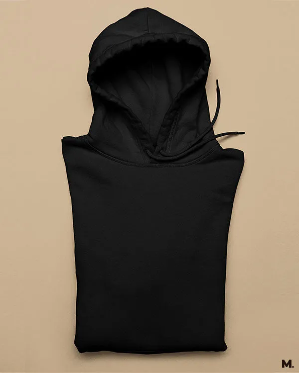 Solid Black hooded sweatshirt