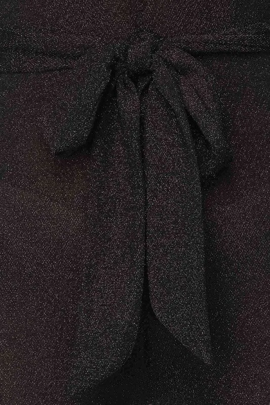 Star Waist Tie Jumpsuit