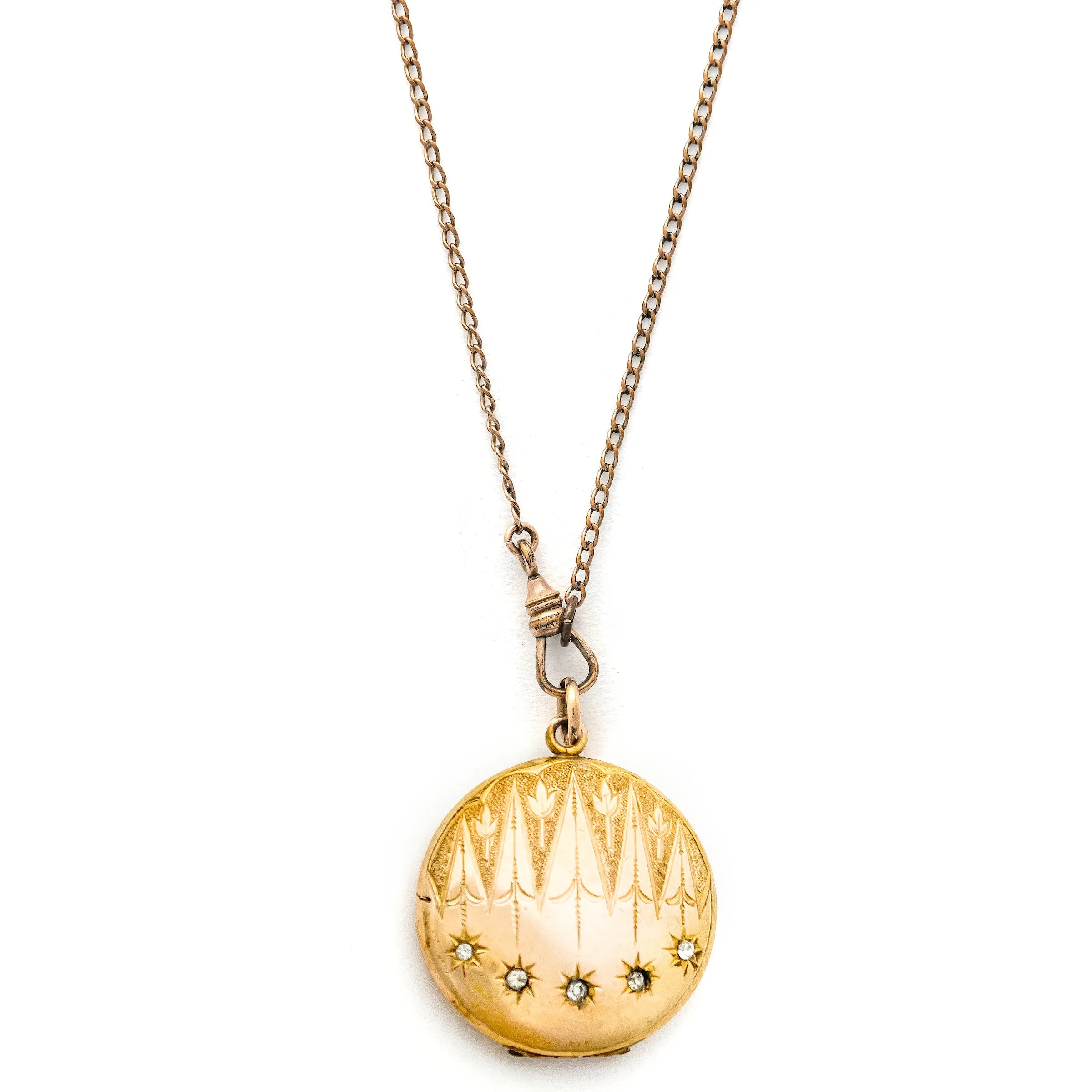 Starburst Chandelier Antique Locket