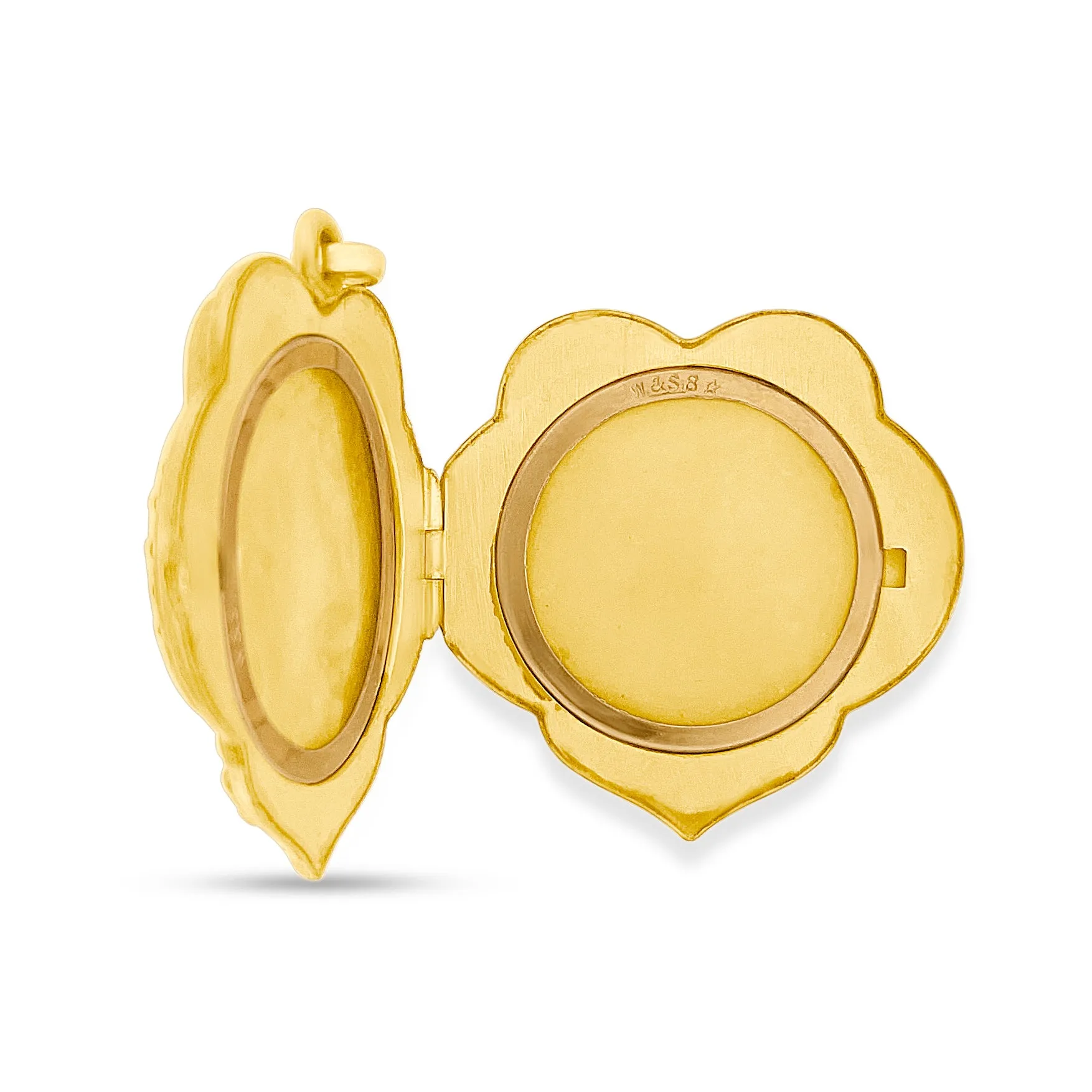 Starburst Scroll Antique Locket