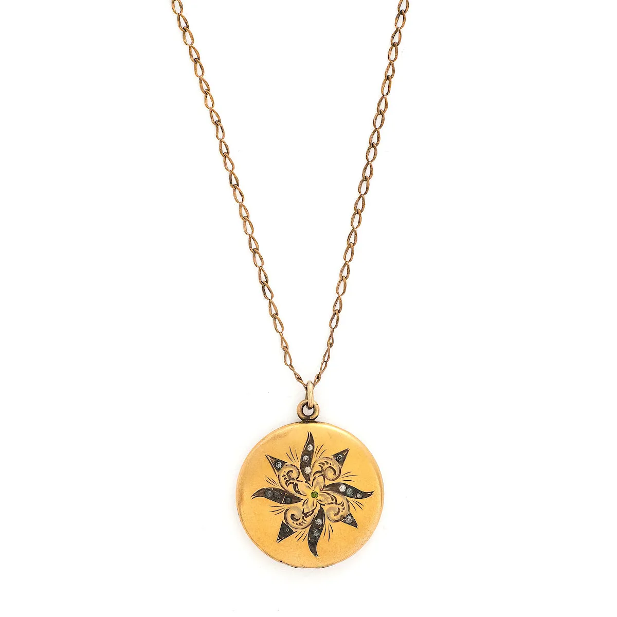 Starflower Antique Locket
