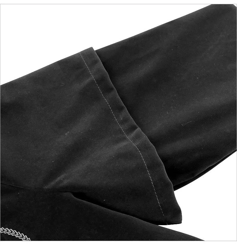 Steampunk Jacket Gothic Victorian Era Frock Suit Jacquard Trousers