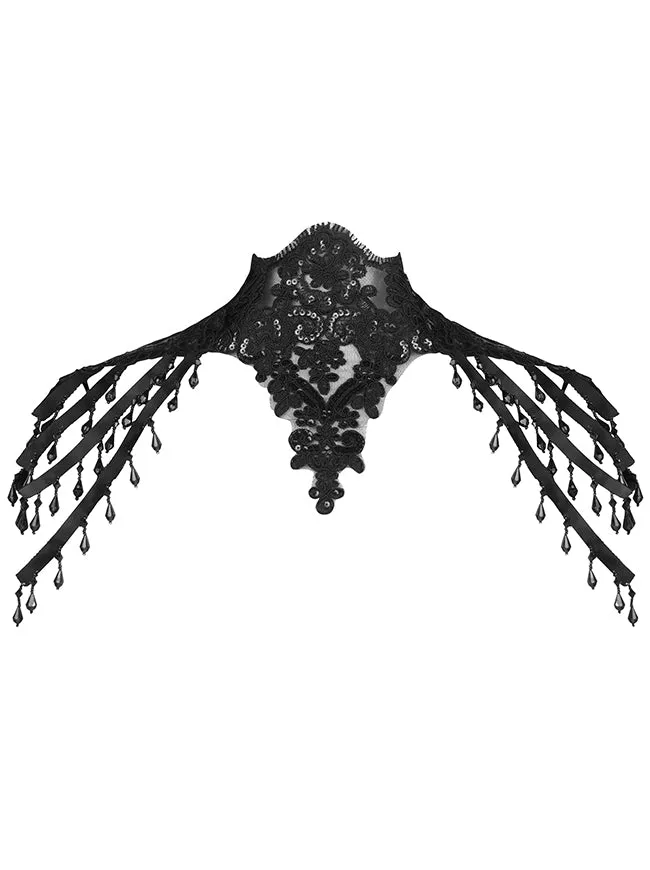 Steampunk Victorian Chain Shoulder Wrap Cape Collar Choker