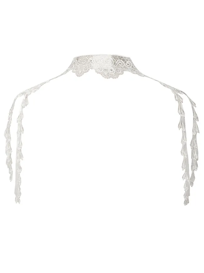 Steampunk Victorian Chain Shoulder Wrap Cape Collar Choker