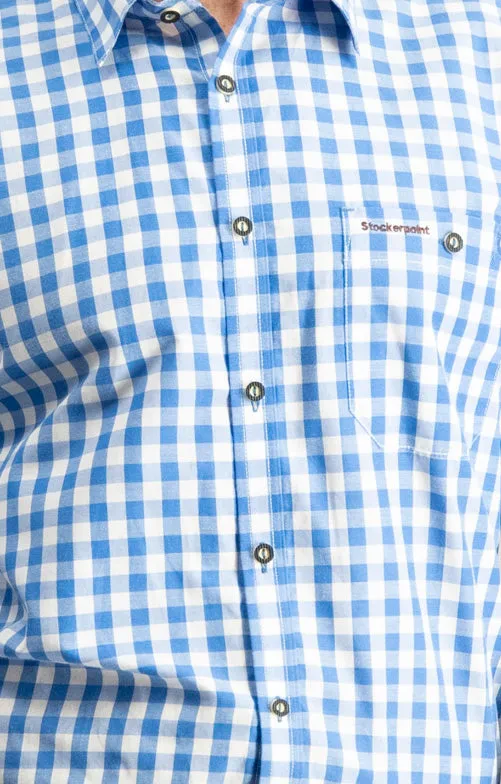 Stockerpoint Traditional Bavarian "Mitchel" Long Sleeve Blue (discontinued)