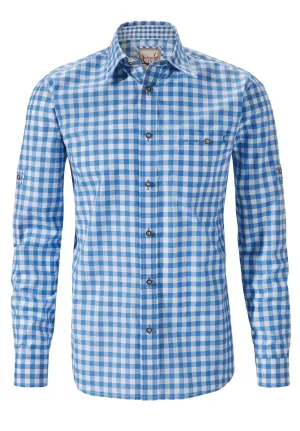 Stockerpoint Traditional Bavarian "Mitchel" Long Sleeve Blue (discontinued)