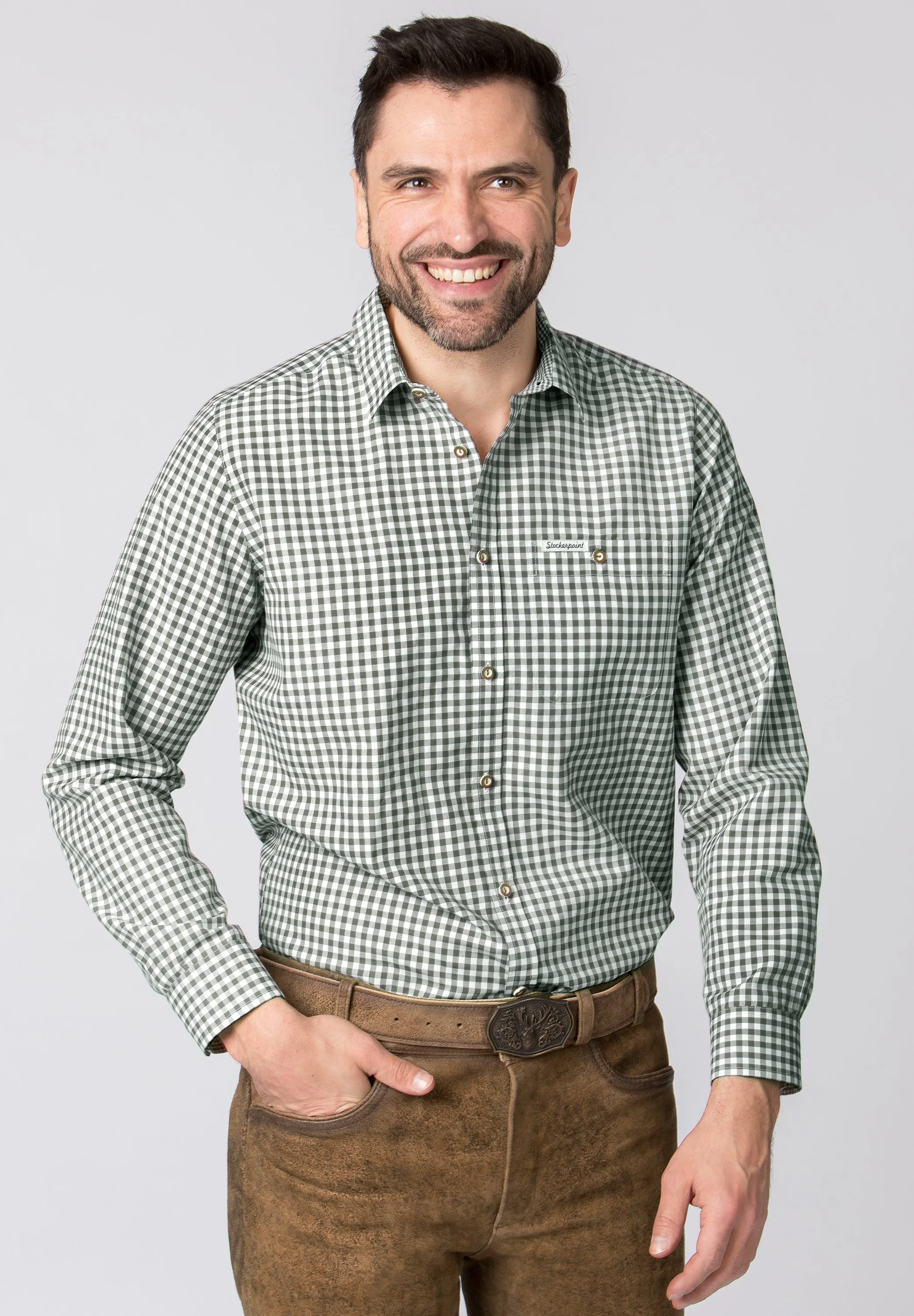 Stockerpoint Traditional Campos3 "Schilf" Long Sleeve Shirt (discontinued)