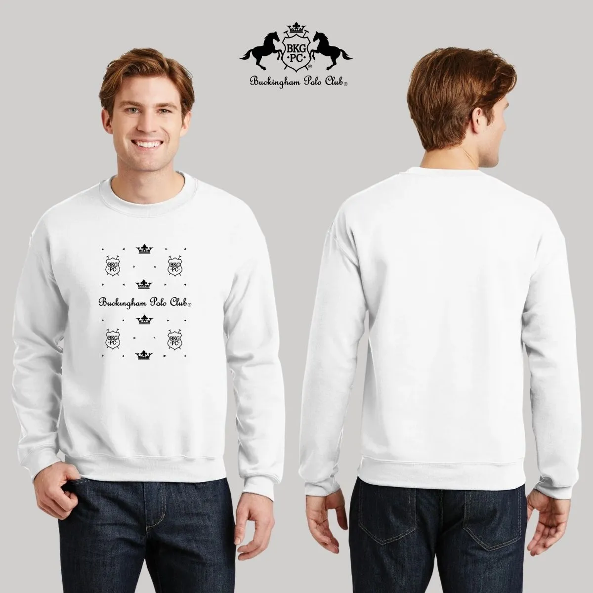 Sudadera Hombre Buckingham Polo Club Coronas